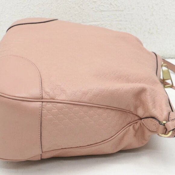 Gucci Microguccissima Pink Large Bree Hobo Shoulder Bag - Picture 8 of 15